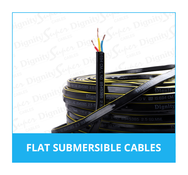 Flat Submersible Cables Manufacturer in Delhi India
